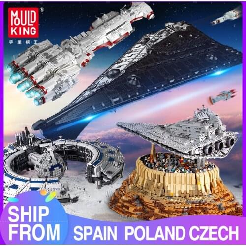 Mould King Building Blocks Star plan MOC Eclipse-Class Dreadnought Set UCS Fighters Assemble Bricks Kids DIY Toys Birthday Gifts