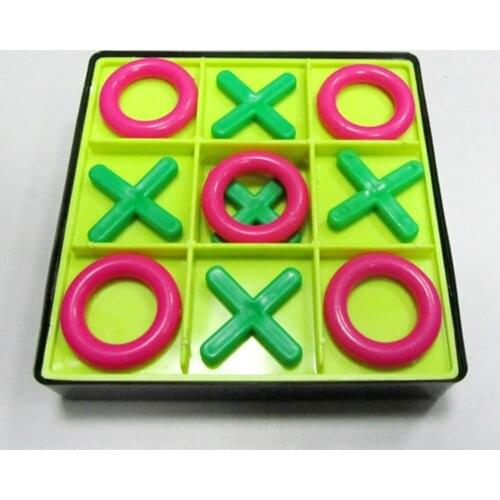 Parent-Child Interaction Leisure Board Game OX Chess Funny Developing Intelligent Educational Toys