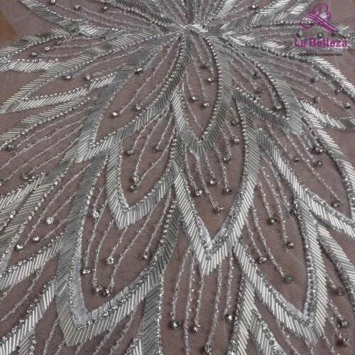 1 piece New fashion gold/silver/black beads patch for decoration dress/fashion design