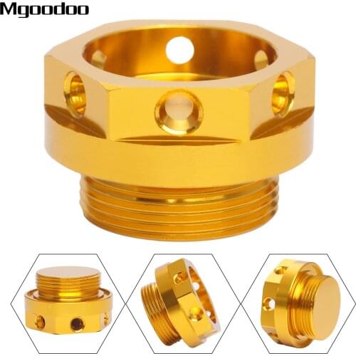 Mgoodoo CNC Aluminum Motorcycle Engine Oil Filler Cap Oil Plug Filter Cover For Kawasaki Z1000 Z750 NINJA ZX-6R ZX-9R ZX-10R 12R