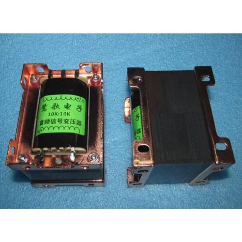 Balance into single-ended, balanced out single-ended, 10K:10K audio transformer conversion transformer PT-49, output power 1W