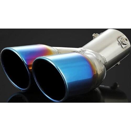 For Toyota C-HR CHR 2016 2017 2018 car cover muffler exterior end pipe dedicate stainless steel exhaust tip tail moulding outlet