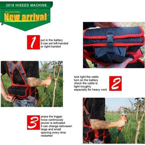 Garden and tree use power garden best electric secateurs (CE 6-8 working hours)