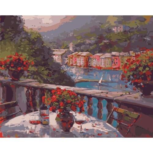 Memory Hello Diy Pictures By Numbers Ballet Girl Kits Drawing Canvas Handpainted Oil Painting By Number Dancer Figure Home Decor