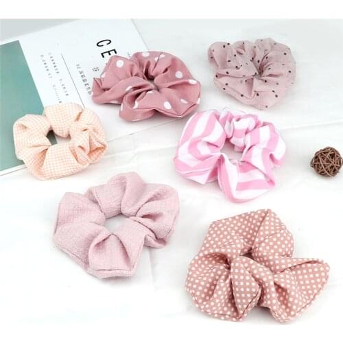 3-5Pcs/Set Multicolor Series Scrunchies Women Girls Hair Bands Rope Cute Fashion Elastic Hair Ties Hair Accessories Holder Gifts
