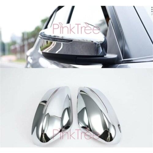 For Nissan Kicks 2017 2018 2019 ABS Chrome Side Wing Door Rearview Mirror Cover Trim Exterior Accessories Car Styling