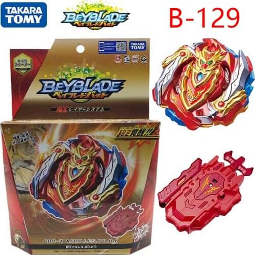 Original TAKARA TOMY Beyblade BURST B-129 Cho-Z Achilles DM Starter with Launcher