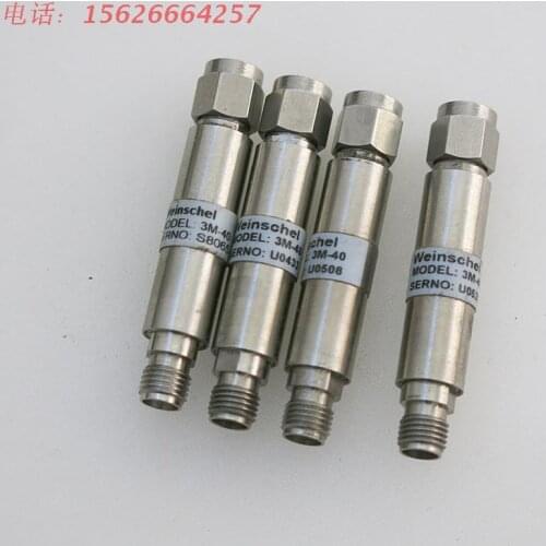 Weinschel 3M-40 12.4GHz 40db 2W RF SMA radio frequency coaxial fixed attenuator