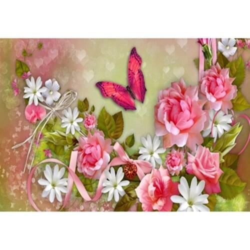 DIY Mosaic Diamond Painting Cross Stitch kits flower rose full Resin round Diamonds Embroidery needlework Home Decor