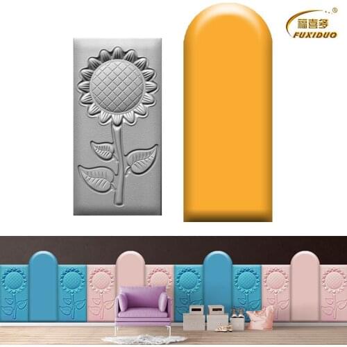Bed Headboard Room Decor Self-Adhesive Head Boards Wallpaper Anti-Collision Tatami Bedroom Sticker Tete De Lit Cabecero Decals