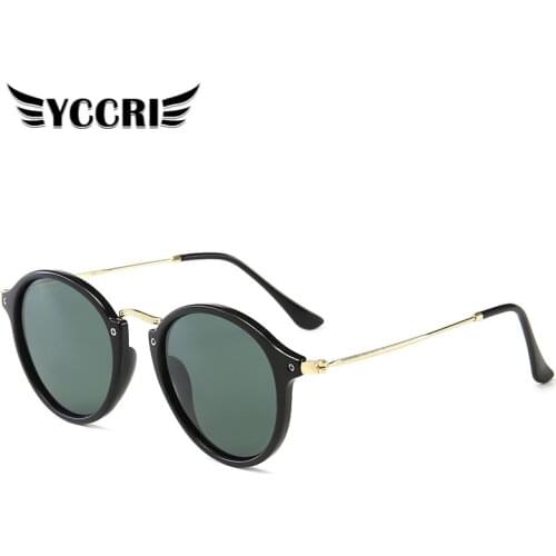 Trendy New Round Retro Sunglasses Brand Designer Fashion Eyeglasses for Men Women Vintage Luxury Outdoor Sports male Sun Glasses