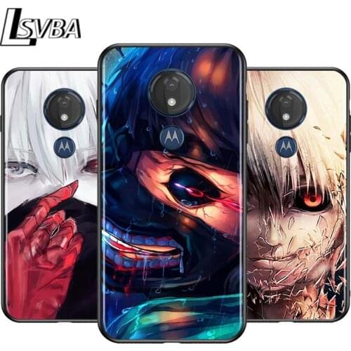 Tokyo Ghouls for Motorola G9 G8 G E7 E6 One Play Marco Hyper Fusion Stylus Power Edge Plus Black Phone Case