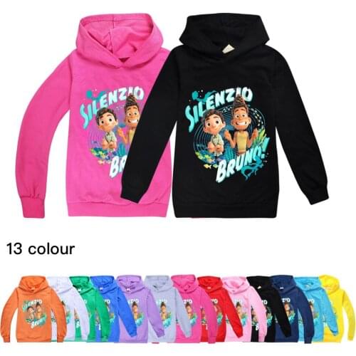 New movie Luca Hoodie Children Sweatshirts Kids Boy Girl Cartoon Autumn Streetwear Coat Unisex Autumn Cotton Pullovers Jacket