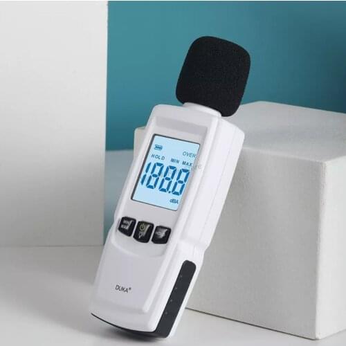 Youpin DUKA Digital Sound Level Noise Meter Measurement 30-130db Decibel Detector Audio Tester Metro Diagnostic-Tool Smart Senso