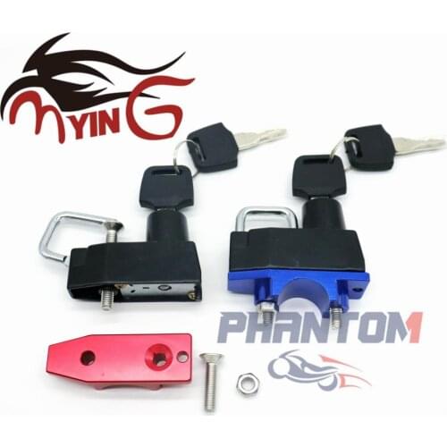 Helmet Lock For KAWASAKI ZZR400 ZZR600 ZZR1100 ZZR1200 ZZR 400/600/1200/1100/D/C Motorcycle Accessories Handlebar Bar Clamp