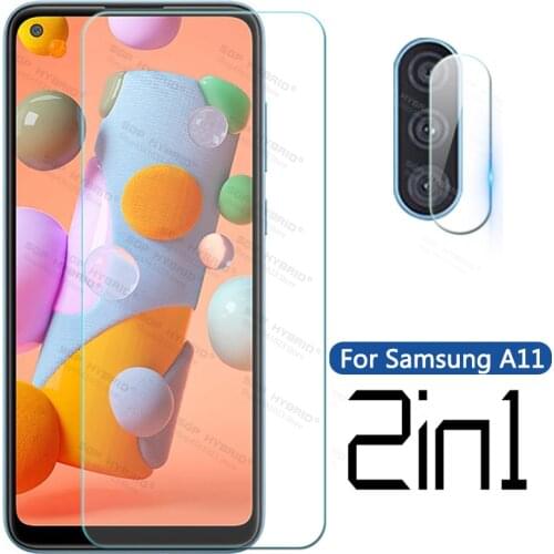 2in1 camera glass for samsung galaxy a01 core a11 a 11 a71 a51 a41 a31 a21 a21s light screen protector and lens film shield glas