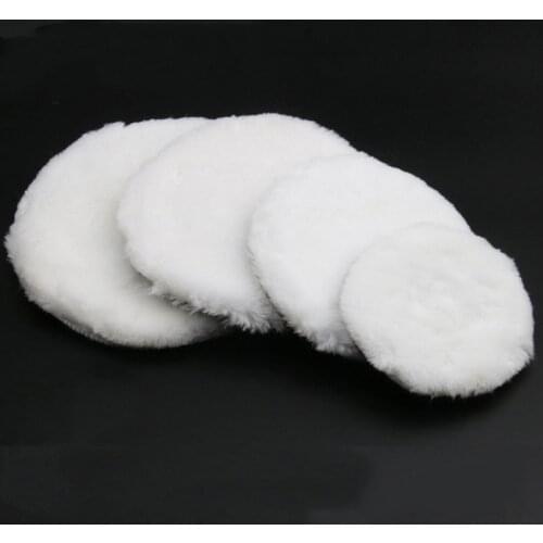 1Pc Wool Polishing Pad For Polisher Machine Waxing Polishing Buffing Car Paint Care Polisher Pads For Car Polisher 4/5/6/7Inch