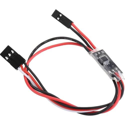 2.7A 1S Dual Way Micro Brushed ESC 3.3-6V Winch Reversing with Overheat Out of Control Protection for RC Car Micro Airplanes