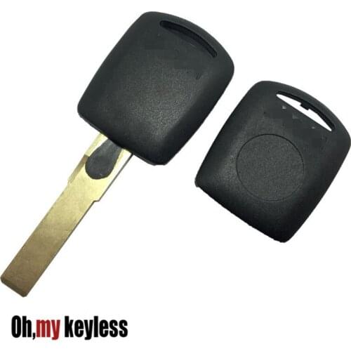 20pcs/lot Replacement key case for skoda octavia transponder chip key shell fob