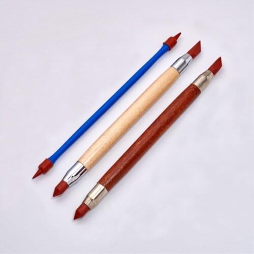 3 Sticks Installation Double-ended Rubber Pen Art Tools Clay Clay Pottery Tools Pottery Clay Sculpture Diy Pottery Tools