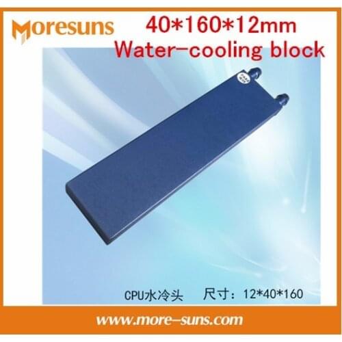 Free Ship 3pcs LED graphics card Water exchange water tank/computer cpu aluminum water block 40*160*12mm water-cooling block