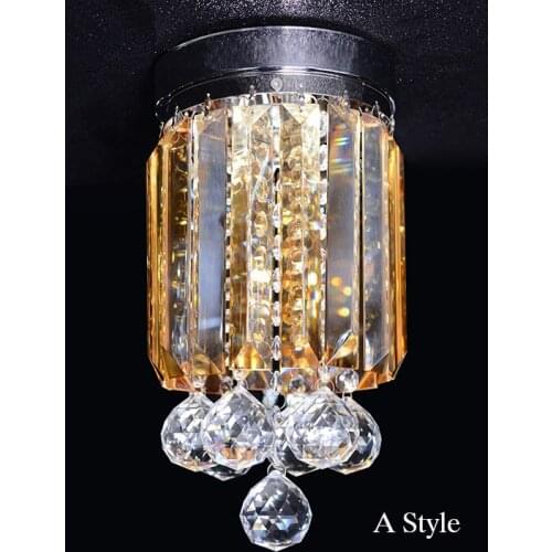 Free shipping For DHL New Arrival Fashion Luxury Led Crystal Ceiling Lights Modern Corridor lamps Foyer crystal lights