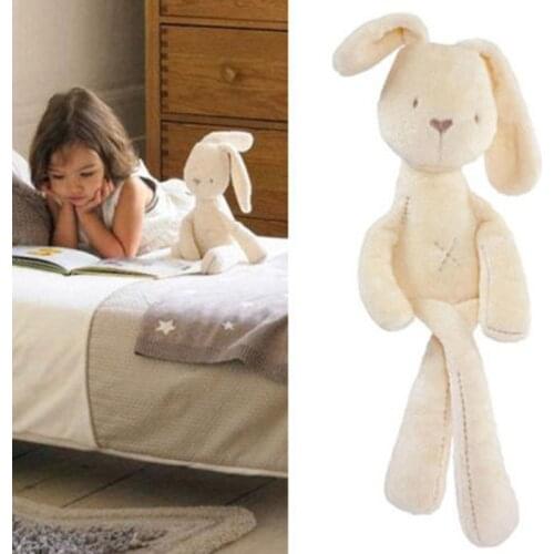 Baby Gift Hot Sale Cute Baby Kids Animal Rabbit Sleeping Comfort Doll Plush Toy Lovely Monkey WJ12