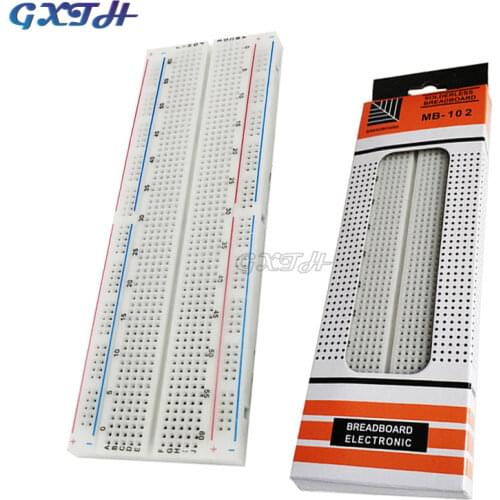 MB-102 Breadboard 830 Point Solderless Universal Prototype Test Develop for Arduino