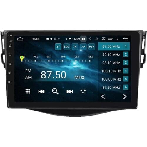 DSP PX6 1 DIN Android 10 Car DVD Stereo Radio GPS Bluetooth 5.0 WIFI for Toyota RAV4 2006-2013 Car Multimedia Player