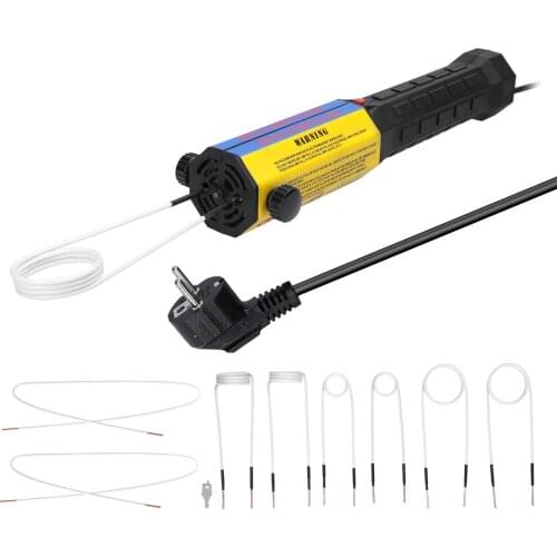 1000W Magnetic Induction Heater Heating Element Induction-Heater 800℃ High Temperature Heating Device for Remove Rust Bolt Screw