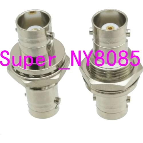 BNC female to BNC female jack nut bulkhead in series RF adapter connector