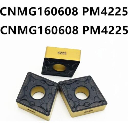 Carbide CNMG160608 PM4225 High quality super hard material CNC parts Stainless steel lathe tool CNMG 160608 PM 4225