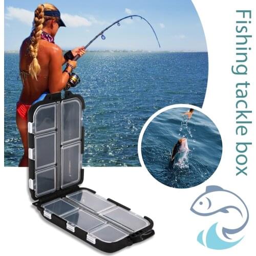 Compartment fishing bait box bait storage box fishing tackle storage tray hook hook storage bag waterproof fishing accessories