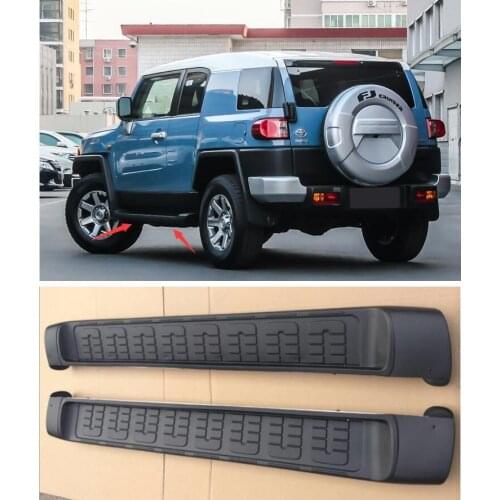 High quality Aluminum alloy Running Boards Side Step Bar Pedals Fits For Toyota Land FJ Cruiser 2007-2020