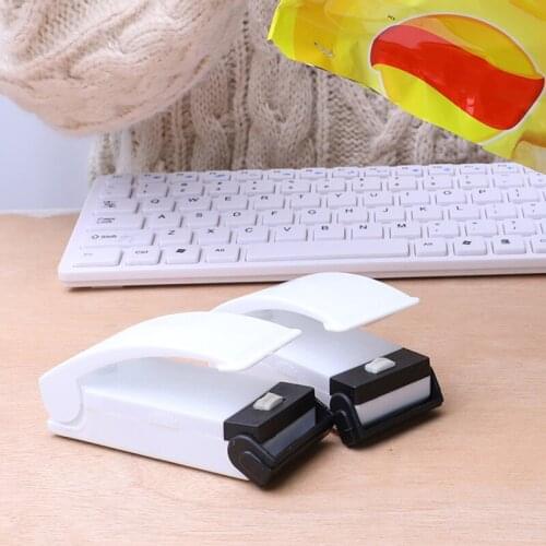 Mini Portable Heat Sealer Household Food Plastic Packaging Bag Hand Press Seal Machine Bag Clip J99Store