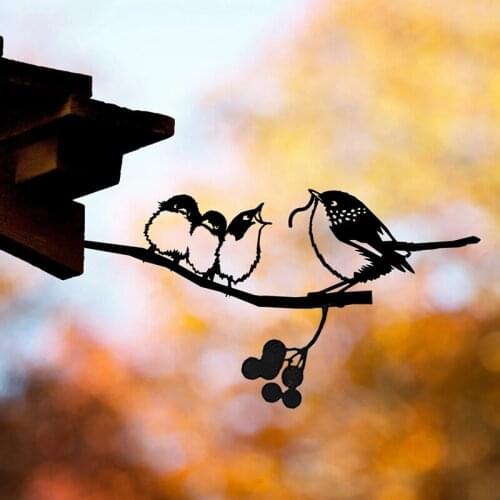 Bird Metal Bird Art Decoration for Your Yard Tree Metal Art and Yard Garden Decoration