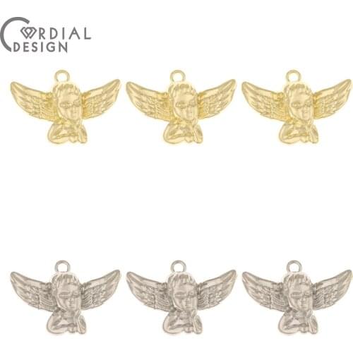 Cordial Design 100Pcs 18*26MM Jewelry Accessories/Earrings Pendant/Boy Shape/DIY Charms/Hand Made/Jewelry Findings & Components
