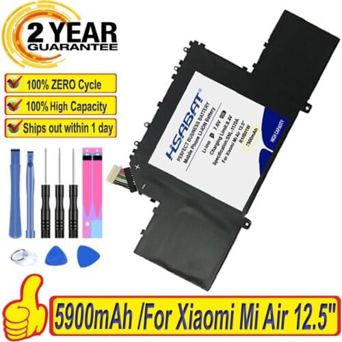 Top Brand 100% New 5900mAh R10B01W R10BO1W Laptop Battery for Xiaomi Mi Air 12.5" Series Tablet Batteries