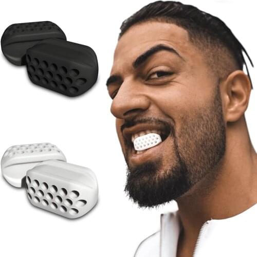 2/6pcs JawLine Exerciser Ball Facial Jaw Muscle Toner Train Fitness Anti-aging Food-grade Silica Face Cheek Lifting Face Slimmer