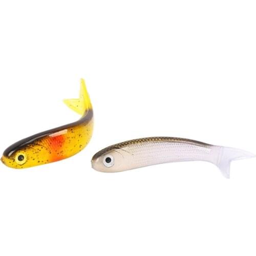 Tsurinoya 65mm 3.5g/80mm 6.2g 3D Eyes Baits Soft Lures Pesca Artificial Lure Swimbaits Soft Bait Carp Fly Protein Fishing Tackle