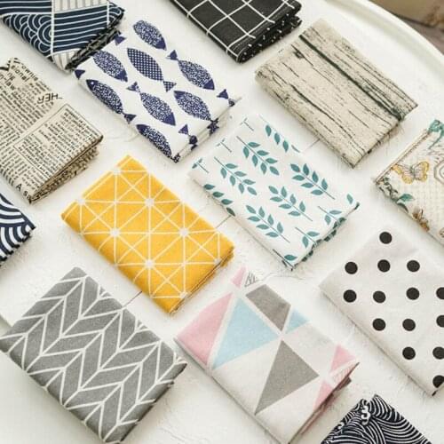 Creative Bar Cushion Pure Cotton Linen Napkin Tablecloth Steak Western Table Mat Household Art Food Photograph Background Cloth