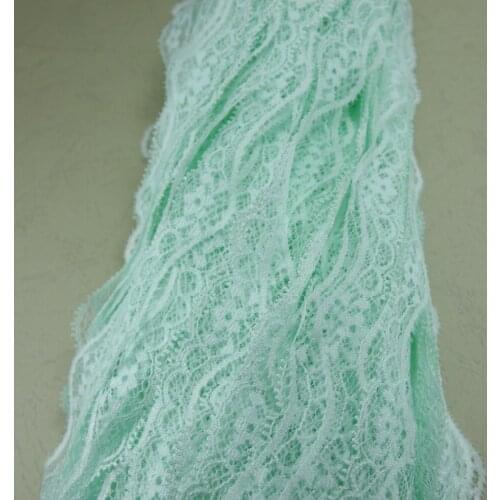 164 yards 21mm width mint ice color non-Elastic non-Stretch Lace trim sewing accessories