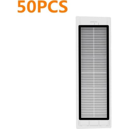50PCS Washable Hepa Filter Air Filter for Roborock S5 Max S6 Max S6 Pure S6 Robot Vacuum Cleaner Parts Kits Replacement Sweeper