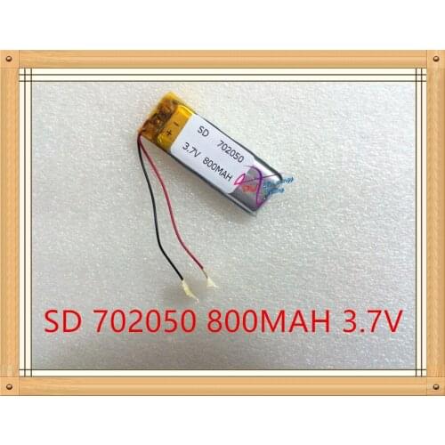 Tablet battery Liter energy battery 3.7V polymer lithium battery 702050 800MAH traffic recording pen wireless headset