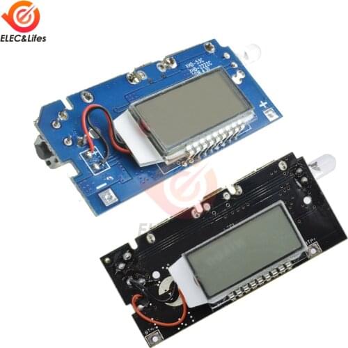 Automatic Protection Dual USB 5V 1A 2.1A Mobile Power Bank 18650 Battery Charging Board PCB Module LCD Digital charger module