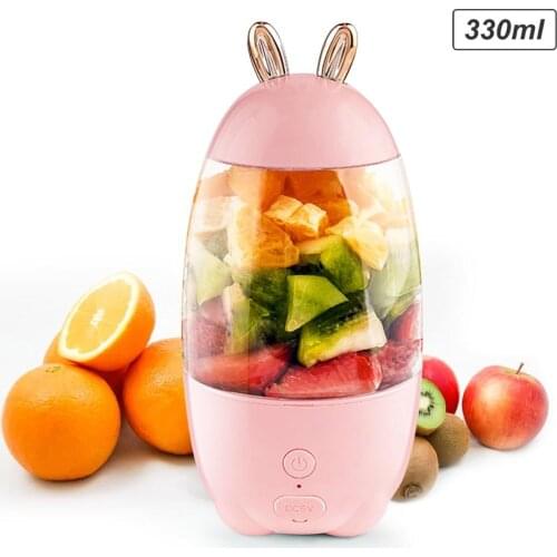 Portable Blender Cordless Personal Blender Juicer Mini Mixer Smoothie Blender With USB Rechargeable 300ml Home Sports Travel
