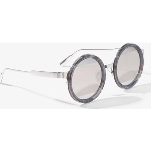 CHARLES＆KEITH Sunglasses CK3-31280299 Womens Sunglasses Modern Contrast Color Round