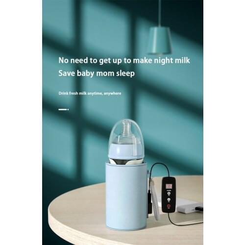 Baby bottle insulation sleeve thermostat go out portable insulation baby bottle bag car bottle warmer heating sleeve usb univers