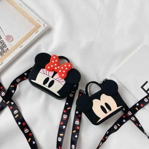 Disney children messenger bag kindergarten boys and girls backpack fashion mini parent-child shoulder travel coin purse