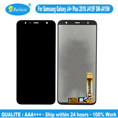 For Samsung Galaxy J4+ Plus 2018 J415F SM-J415N SM-J415F SM-J415G LCD Display Screen Touch Sensor Digitizer Assembly Replacement